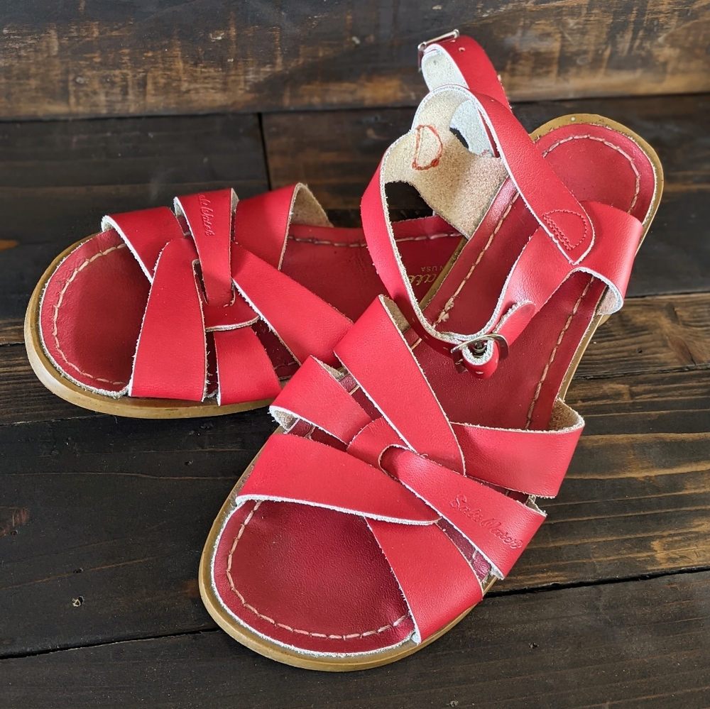 Red Salt Water Sandals